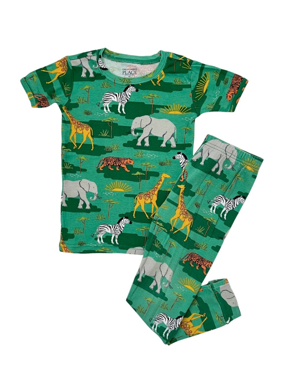 The Children’s Place zoo animal pjs